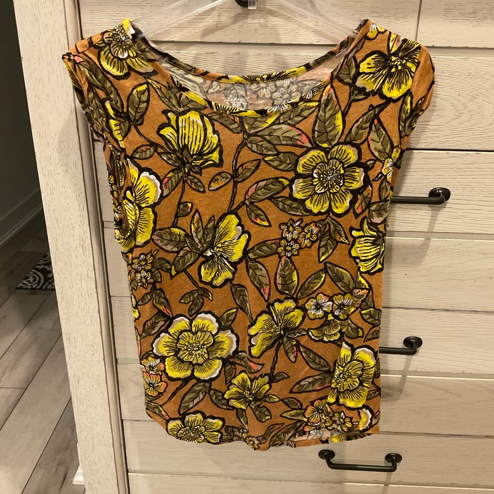 Loft linen sleeveless tank top size medium.